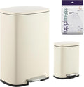 happimess HPM1006F Connor Rectangular 13-Gallon Trash Can by Happimess