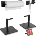 Paper Towel Holder Black Magnetic Mount Paper Tower Bar by GBESTWOOW