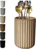 TOPYOKK Stoneware Coffee Bar Utensil Holder Tea & Coffee Spoon & Stirrer Holder by TOPYOKK