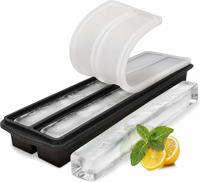 Ksestor Large Ice Cube Tray – 15.7" x 4.6" Ice Core by KSESTOR