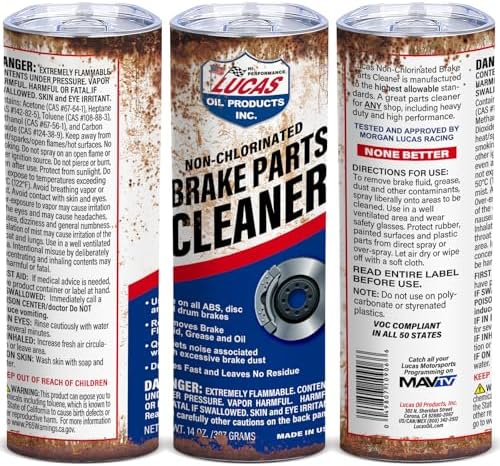 20oz Insulated Skinny Tumbler,Brake Cleaner Novelty Travel Coffee Mug
