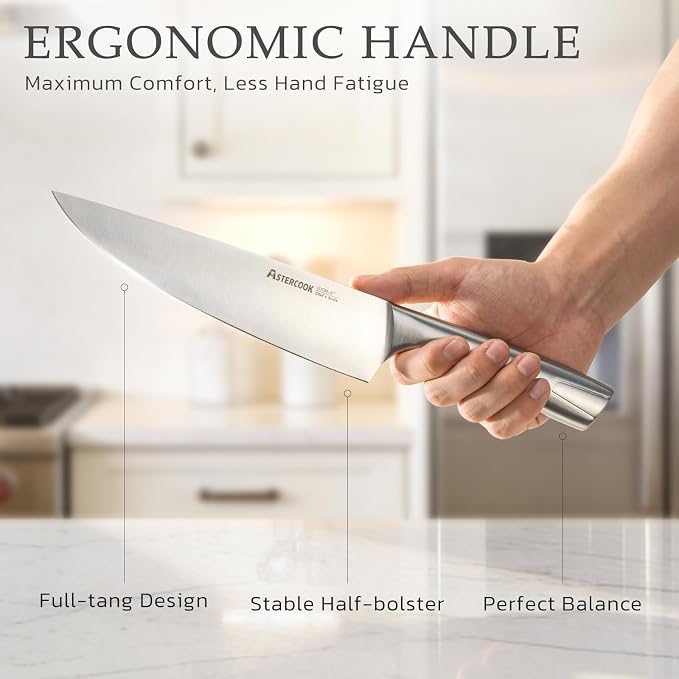 Astercook Knife Set, Kitchen Knives Set - Image 4