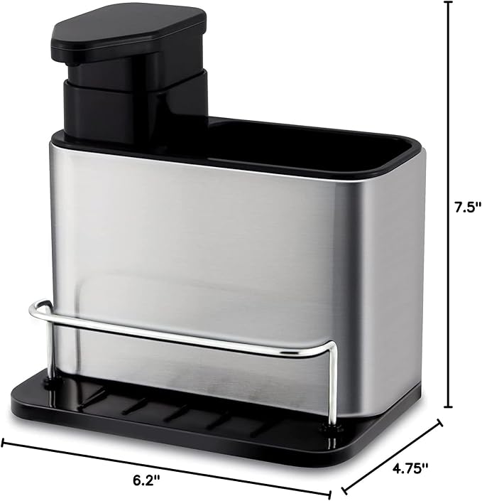Dish Soap Dispenser 3-in-1 Sponge Holder - Image 8