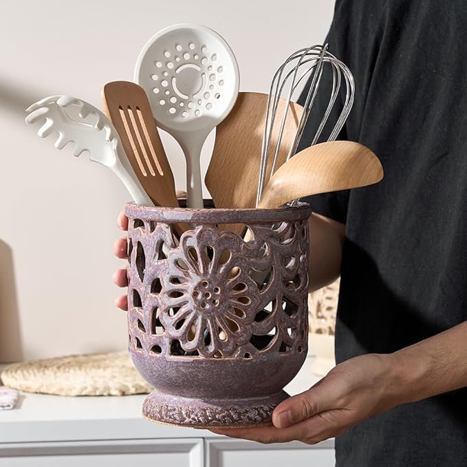 Farmhouse Kitchen Utensil Holder - Image 5