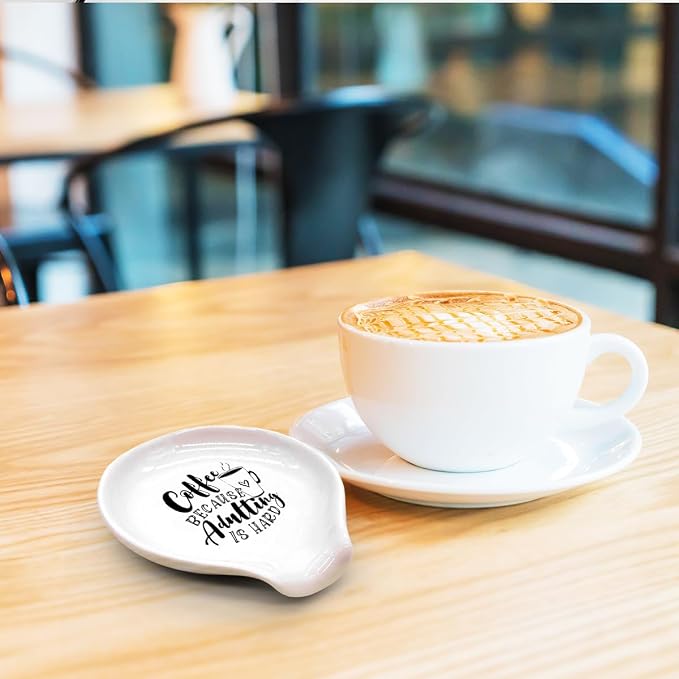 Funny Coffee Spoon Holder-Coffee Spoon Rest-Cafe Bar Station Accessories-Coffee - Image 7