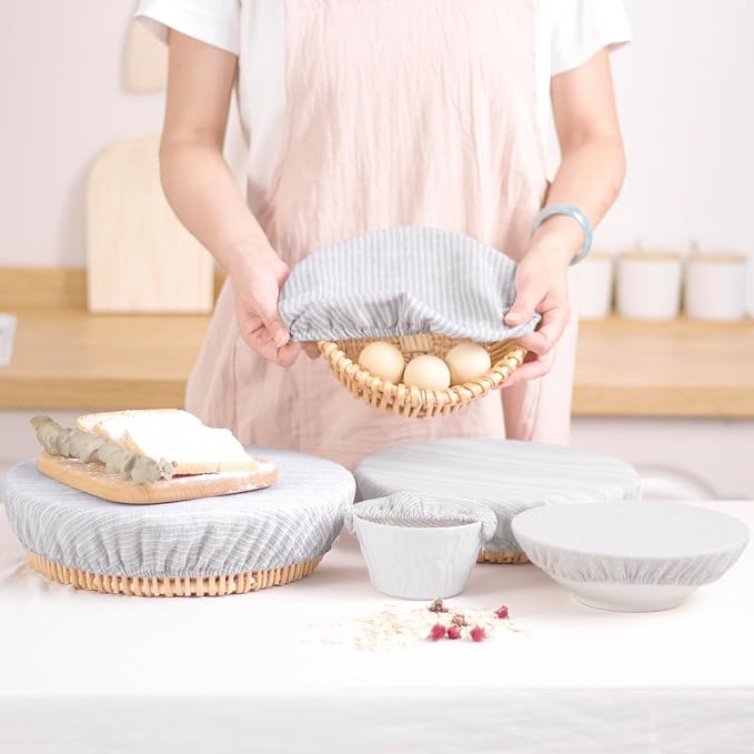 Reusable Bowl Covers, 5 Size Stretch Cloth Bowl Covers - Image 4