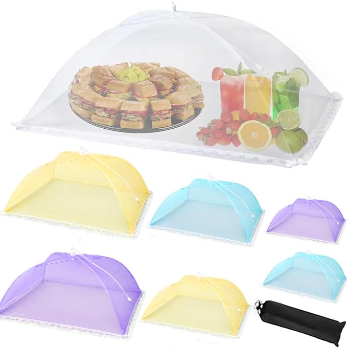 7 Pack Colorful Food Covers Food Tent by WokuyaDirectDesignforLoveIdealforParty