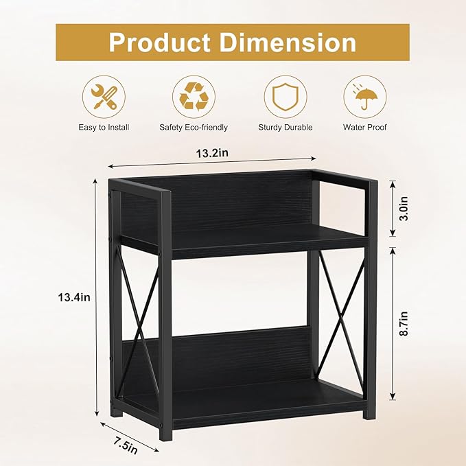 Giikin Countertop Organizer, 2 Tier Coffee Station Organizer - Image 2