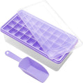 Silicone Ice Cube Tray with Leak-Proof Lid & Storage Bin by CZWLHG