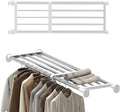 Hershii Tension Shelf Expandable Rod Closet System Heavy Duty Clothes Hanger by FineLivingStartingwithaHome