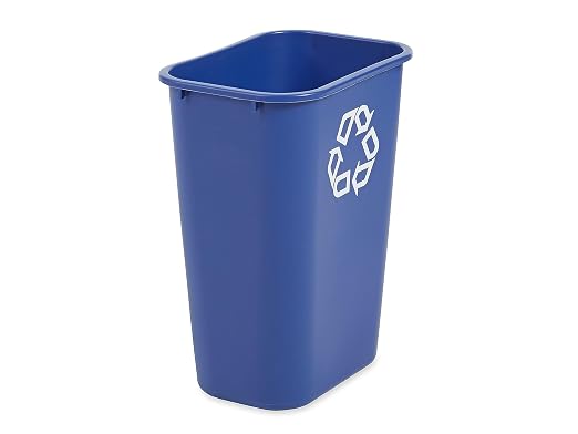 Rubbermaid Commercial Products Deskside Recycling Can, 10.25-Gallon/41-Quart - Image 3
