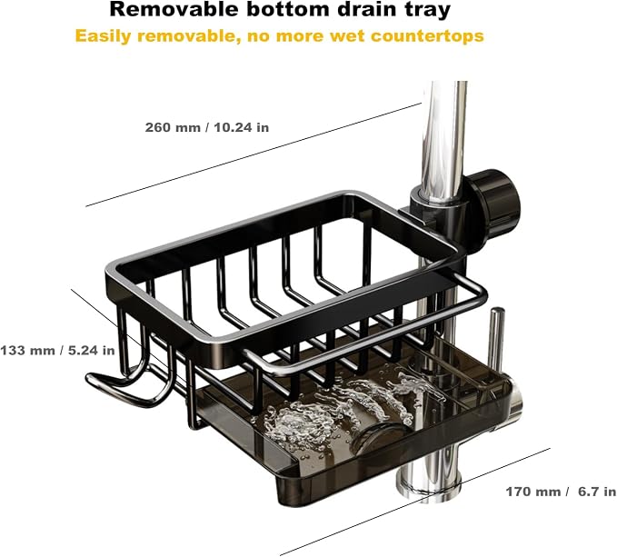 Sink Organizer Rack for Kitchen and Bathroom, 2025 New Stainless Steel - Image 8