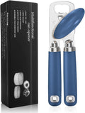 Safring Can Opener Manual, Heavy Duty Stainless Steel Smooth Edge Can Opener by Safring