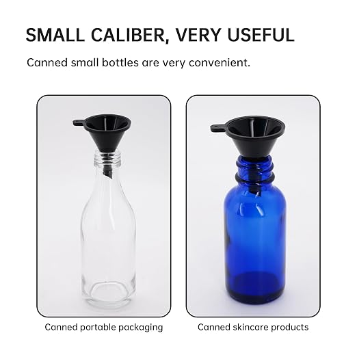 Mini Funnel 4-Pack for Lab Bottles, Sand Art, Essential Oil, Recreational - Image 4