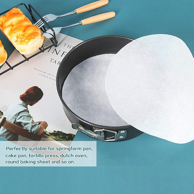 Baking Parchment Circles, 7 Inch Non Stick Round Parchment Paper - Image 4