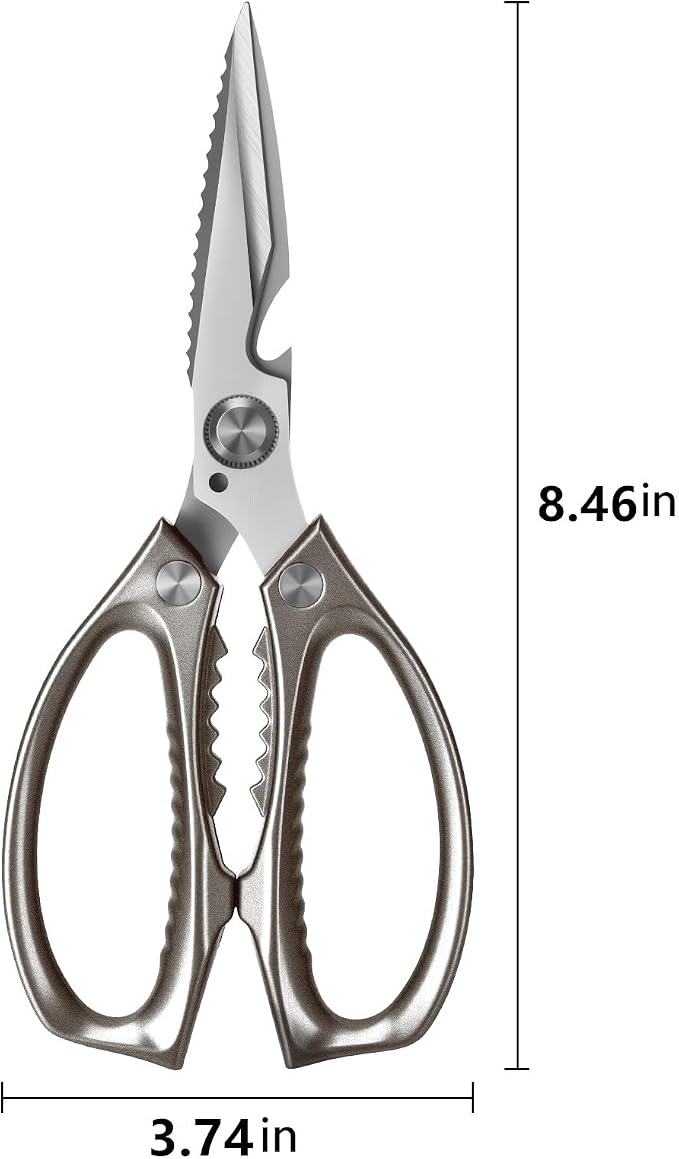 Kitchen Scissors, All Purpose，Ultra Sharp Meat Scissors，Heavy Duty Cooking - Image 2