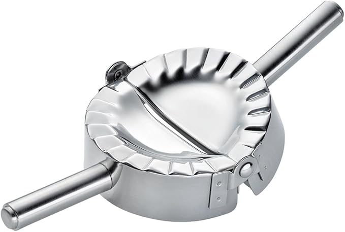 KAYCROWN 4.75 Inch Empanada Press, Stainless Steel Dumpling Maker Dough Cutter - Image 9