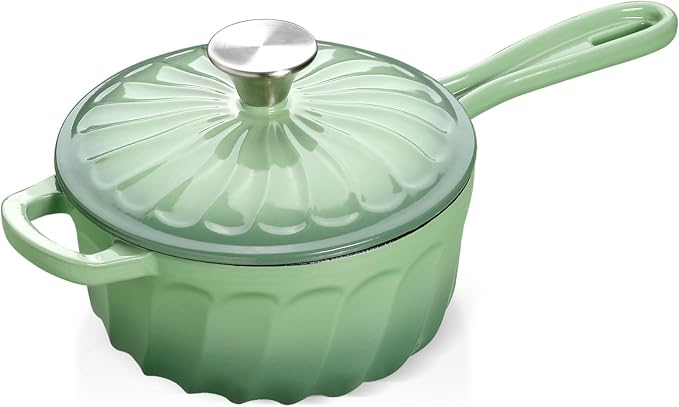 Enameled Cast Iron Sauce Pan by NSIRONS