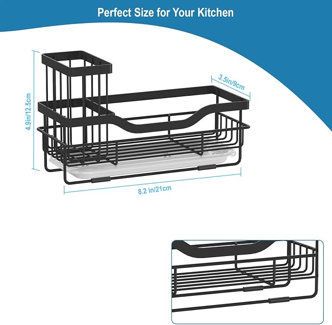 Sponge Holder for Kitchen Caddy Sink Organizer - Image 5