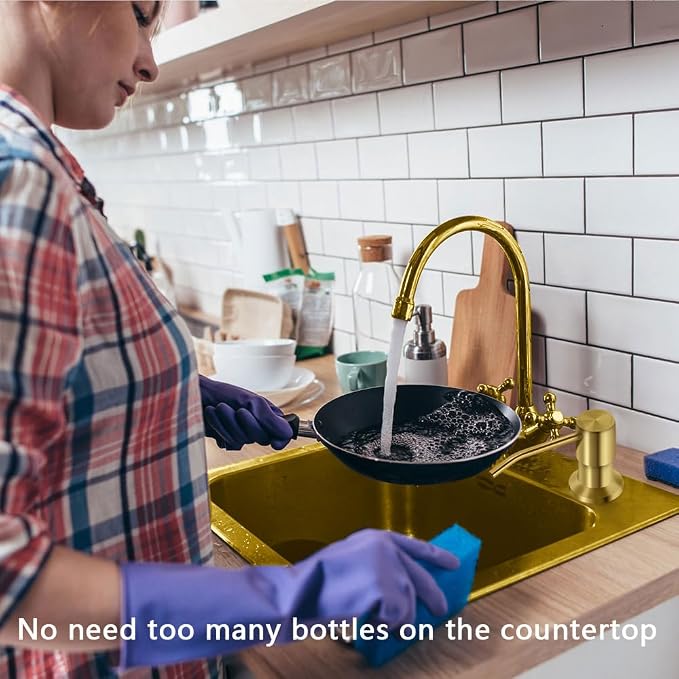 Soap Dispenser for Kitchen Sink, Countertop Sink Soap Dispenser Pump, Say - Image 6