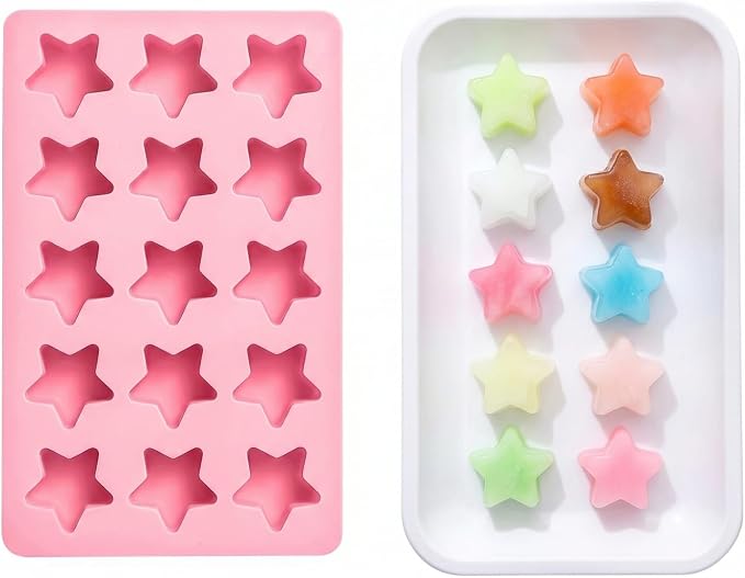 Cute Ice Cube Trays Silicone Chocolate Mold Wax Melt Molds Easy Release Ice - Image 8