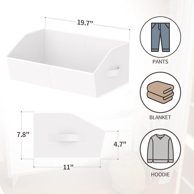 Homsorout Storage Bins for Shelves - Image 3