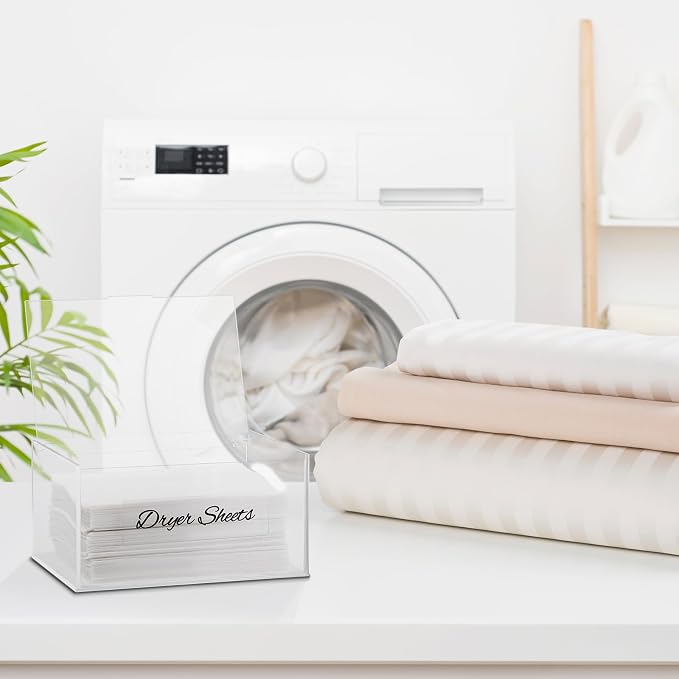 SUBEKYU Acrylic Dryer Sheet Container - Image 5