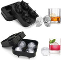 2 Pack Halloween Ice Cube Molds, Halloween Reusable Ice Cube Tray by GRITOSE
