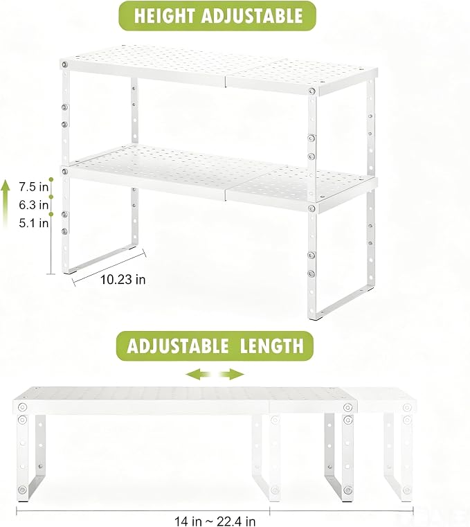 RUILALIFE Expandable Cabinet Organizer Shelf - Image 4