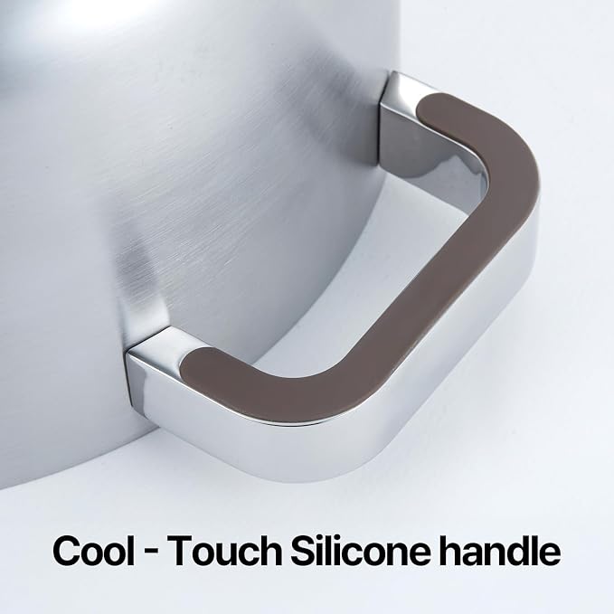 316 Stainless Steel 8.5 Quart Stock Pot - Image 6