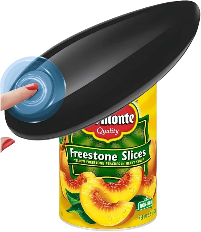 Electric Can Opener, Hands Free One Touch Automatic Can Openers Fit Different by Ridanstian