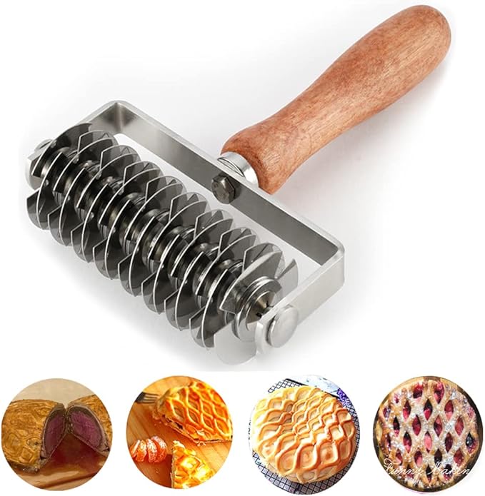 Pastry Lattice Roller Cutter by AMPSEVEN