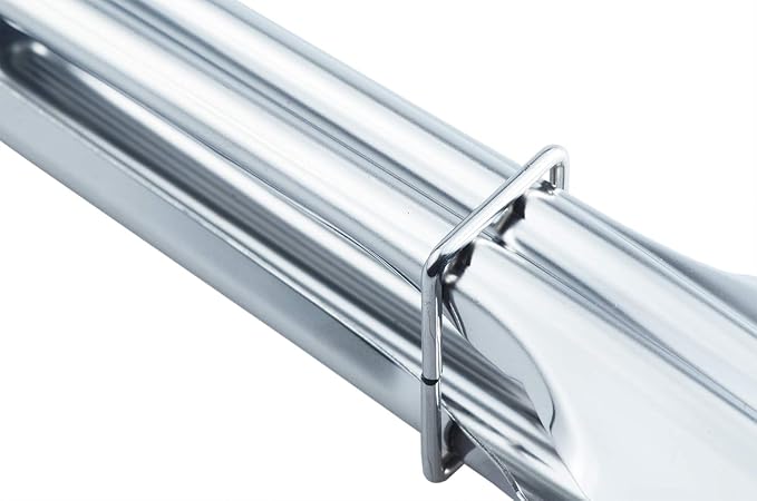 HINMAY Stainless Steel Spring Locking Food Tong Set Utility Metal Tongs - Image 3