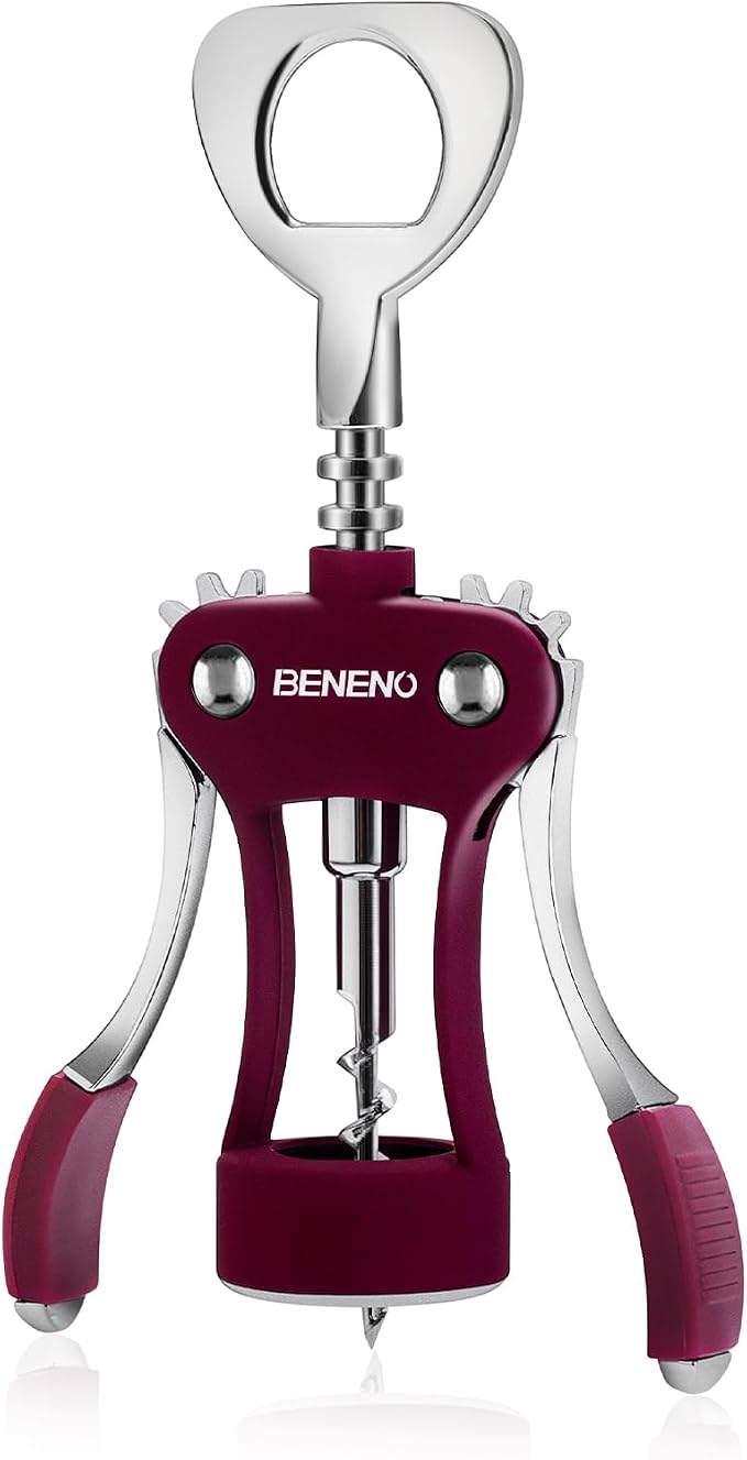 Beneno Wine Opener, Zinc Alloy Premium Wing Corkscrew - Image 6