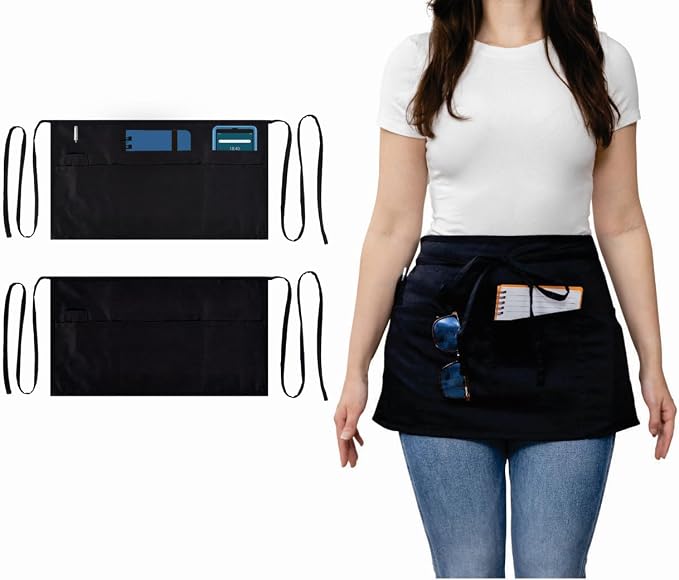 Dreamology Serving Apron for Waitresses, Waist Apron, Server Aprons by DREAMOLOGY