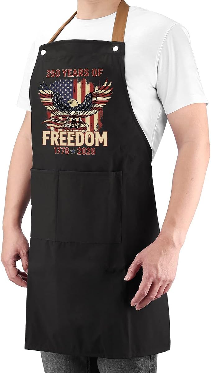 Us 250 Years Of Freedoms Apron - Image 3