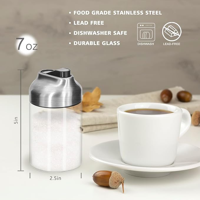 Aelga Glass Sugar Dispenser - Image 3