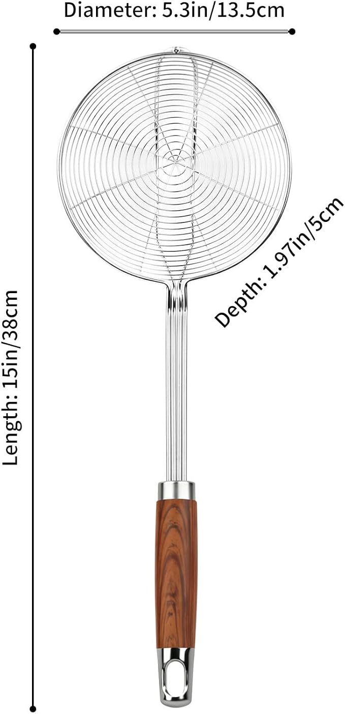 ChefBee 5.3" Spider Strainer Skimmer Spoon - Image 2
