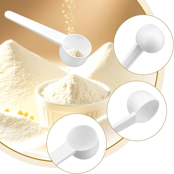 Twdrer 40-Piece 15ml Food Grade Plastic Measuring Spoons & Coffee Scoops - Image 3