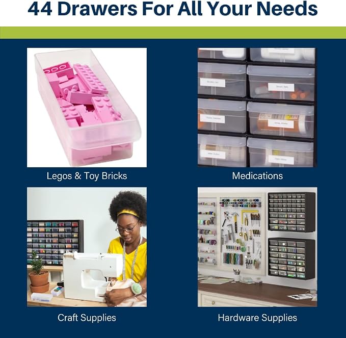Akro-Mils 44-Drawer Plastic Drawer Storage Cabinet - Image 4