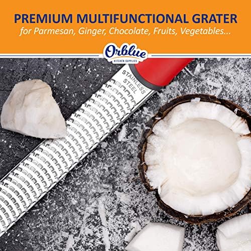 Orblue Premium Apple Corer Tool & Lemon Zester Bundle