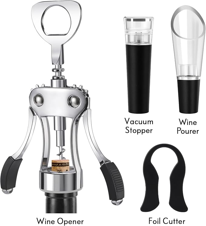 KORCCI Multifunctional Wine Bottle Opener Gift Set - Image 2
