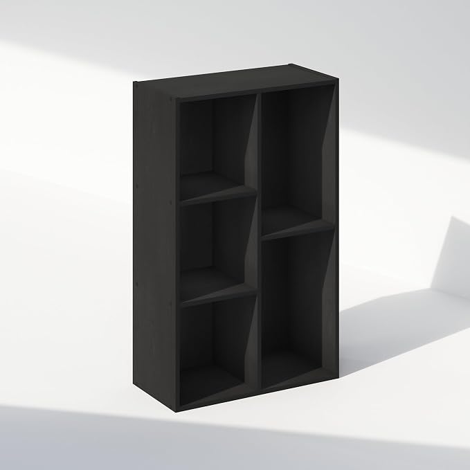 Furinno Reed Closet Organizers and Storage, 5-Cube Reversible Closet Shelves - Image 5