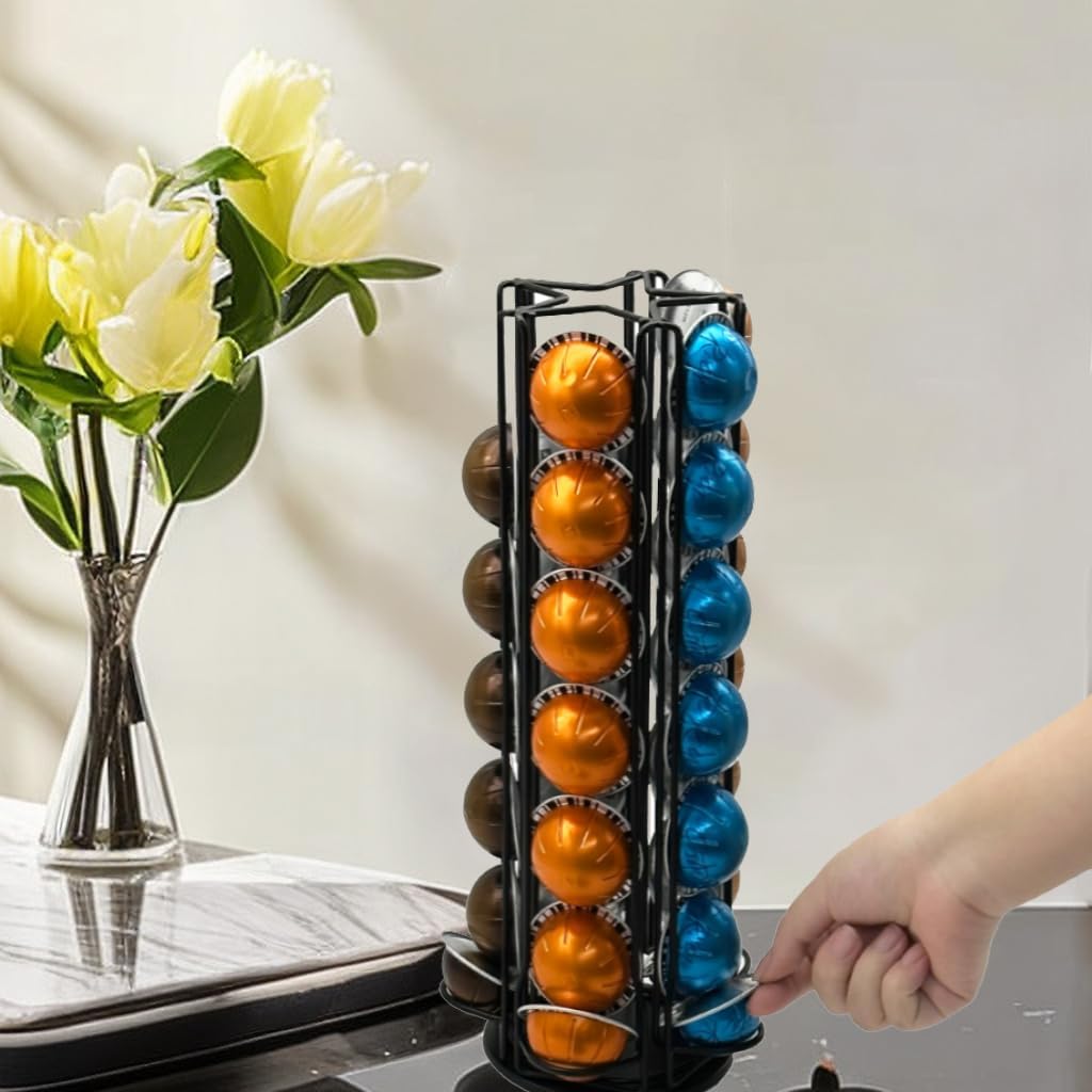 Miuly Coffee Capsule Holder For Nespresso Vertuoline, Coffee Capsule