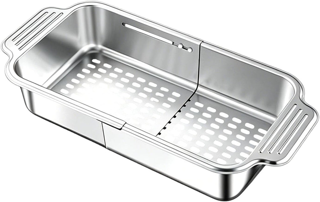 Over Sink Strainer Telescopic Filtering Colander