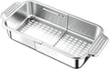Over Sink Strainer Telescopic Filtering Colander
