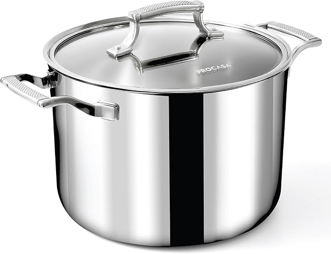 8 Quart Stainless Steel Stock Pot by PROCASACOOKWARE