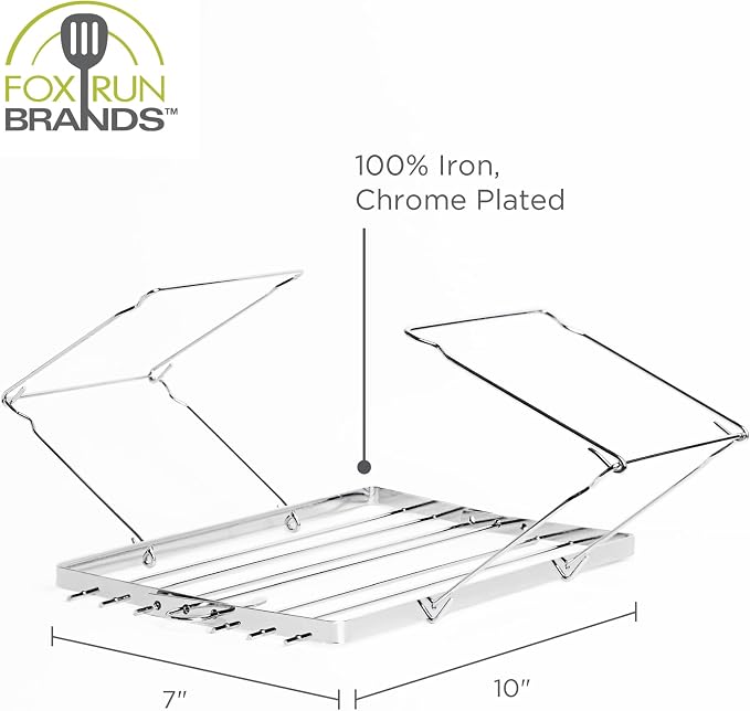 Fox Run Turkey Roasting Rack and Lifter - Image 6