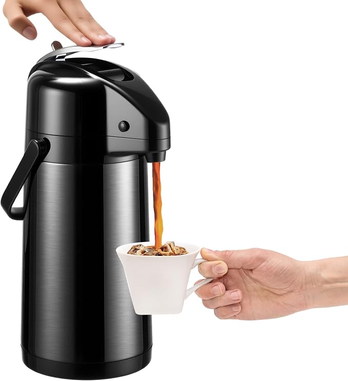 PARACITY Upgraded Airpot Coffee Carafe by PARACITY