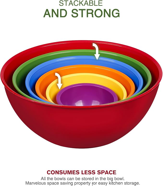 Greentainer Plastic Mixing Bowls - Image 3